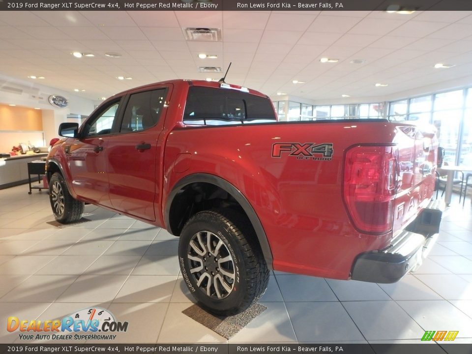Hot Pepper Red Metallic 2019 Ford Ranger XLT SuperCrew 4x4 Photo #5