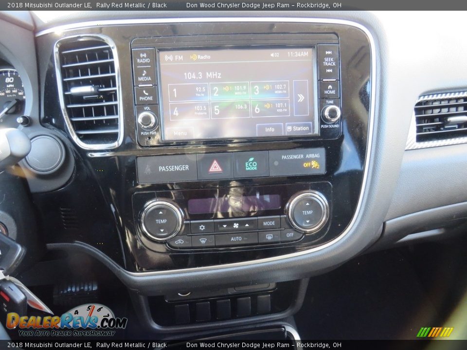 2018 Mitsubishi Outlander LE Rally Red Metallic / Black Photo #24