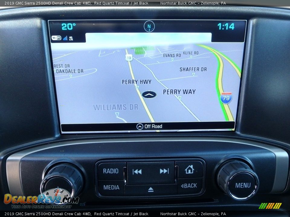 2019 GMC Sierra 2500HD Denali Crew Cab 4WD Red Quartz Tintcoat / Jet Black Photo #20