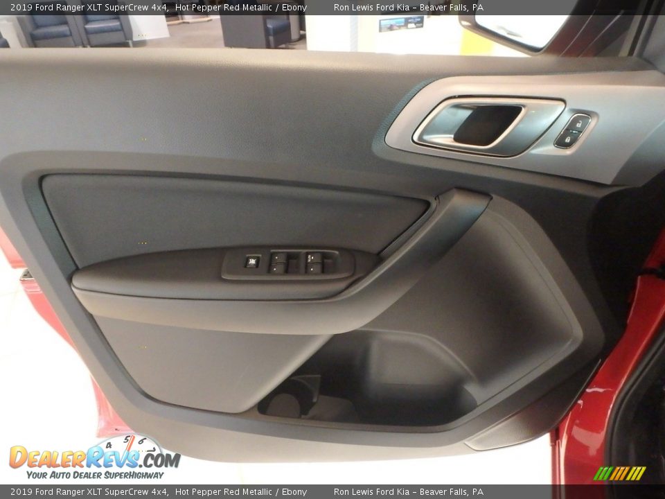 2019 Ford Ranger XLT SuperCrew 4x4 Hot Pepper Red Metallic / Ebony Photo #13