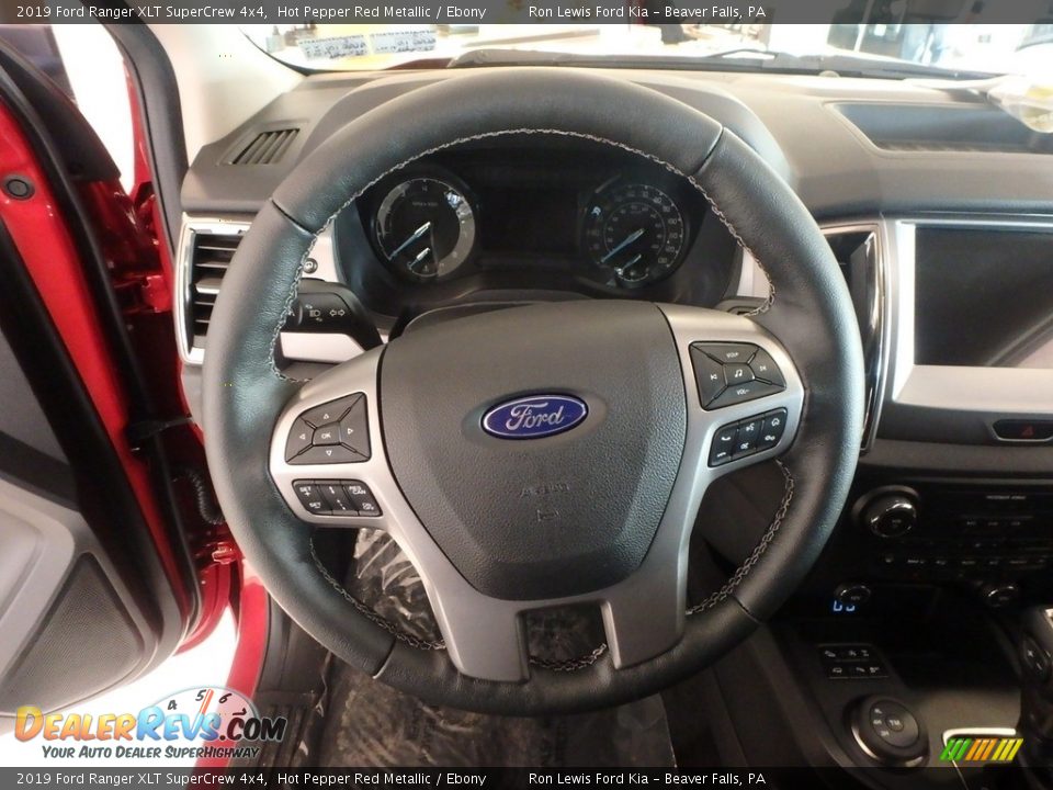 2019 Ford Ranger XLT SuperCrew 4x4 Steering Wheel Photo #16