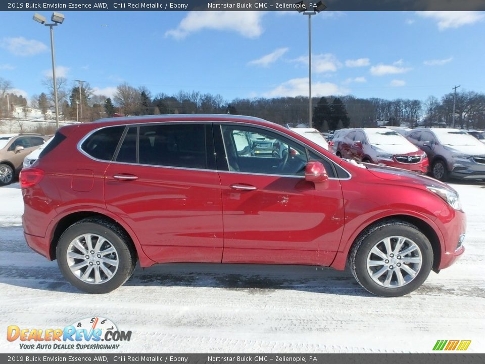 Chili Red Metallic 2019 Buick Envision Essence AWD Photo #4