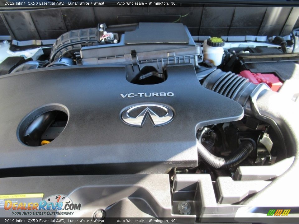 2019 Infiniti QX50 Essential AWD Lunar White / Wheat Photo #6