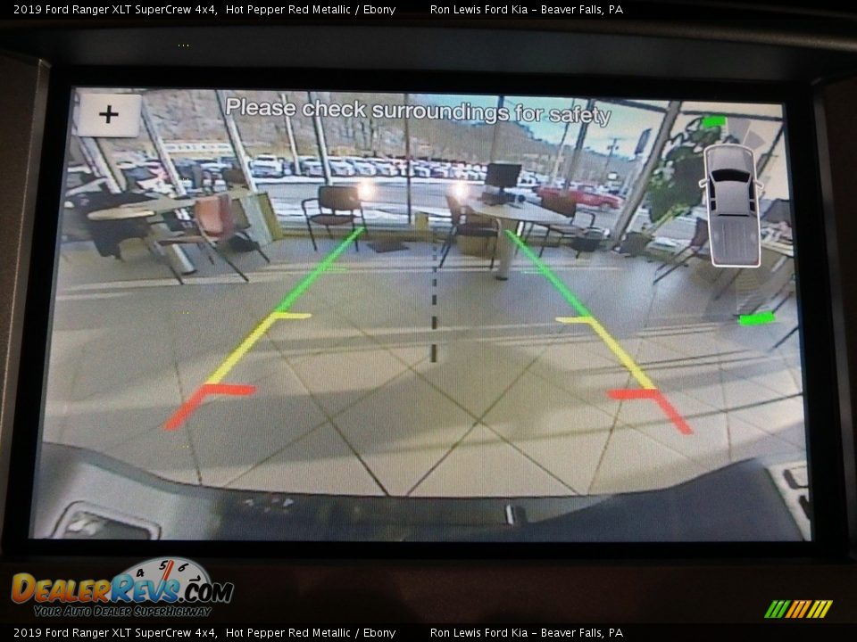 2019 Ford Ranger XLT SuperCrew 4x4 Hot Pepper Red Metallic / Ebony Photo #20