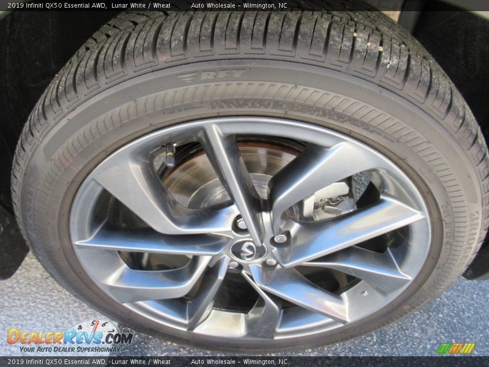 2019 Infiniti QX50 Essential AWD Lunar White / Wheat Photo #7