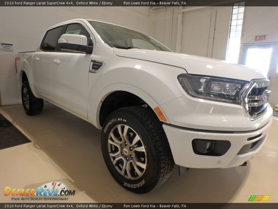 Front 3/4 View of 2019 Ford Ranger Lariat SuperCrew 4x4 Photo #3