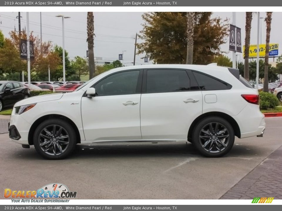 White Diamond Pearl 2019 Acura MDX A Spec SH-AWD Photo #4
