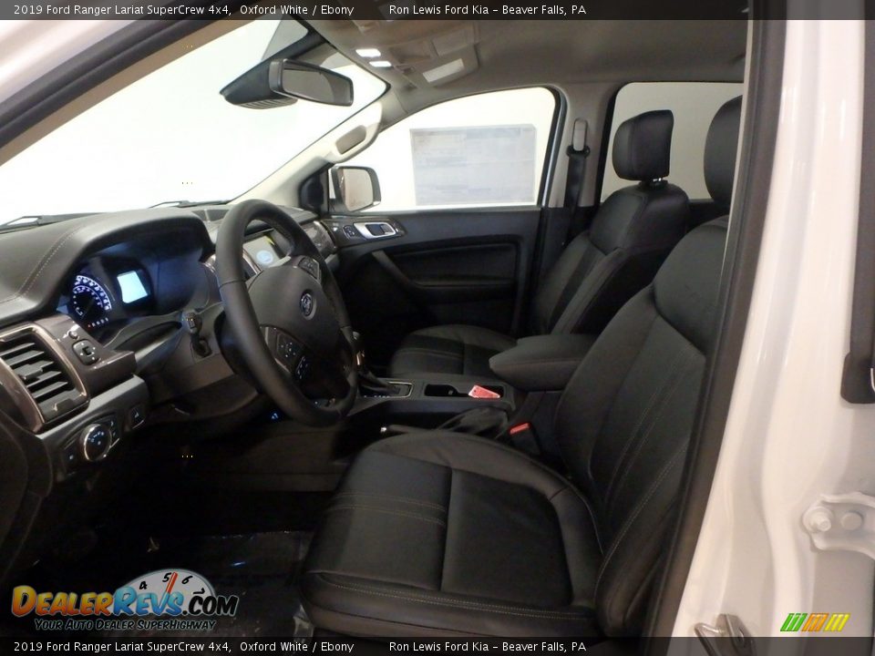2019 Ford Ranger Lariat SuperCrew 4x4 Oxford White / Ebony Photo #6