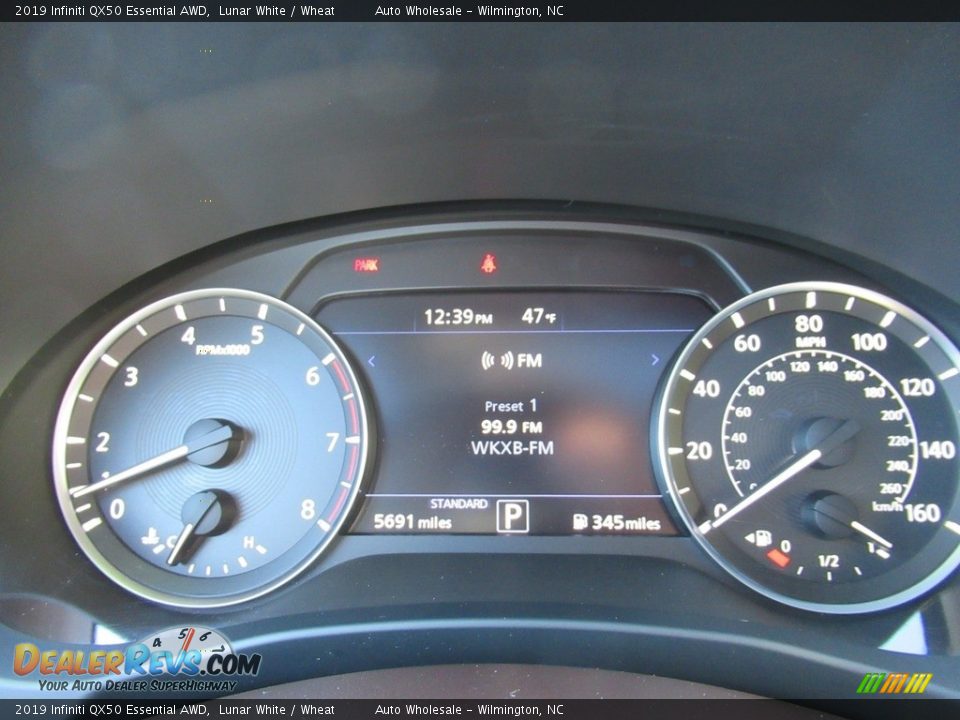 2019 Infiniti QX50 Essential AWD Lunar White / Wheat Photo #16