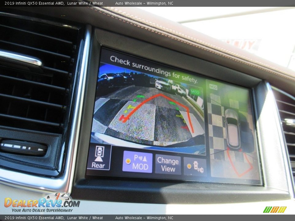 2019 Infiniti QX50 Essential AWD Lunar White / Wheat Photo #18