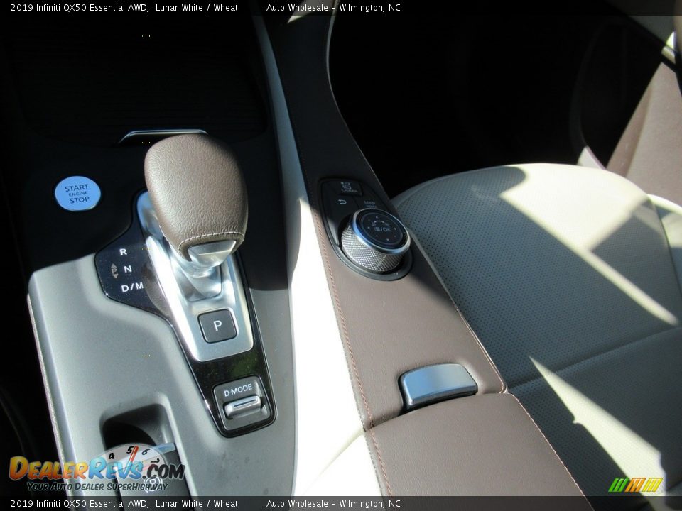 2019 Infiniti QX50 Essential AWD Lunar White / Wheat Photo #19