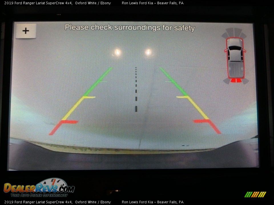 2019 Ford Ranger Lariat SuperCrew 4x4 Oxford White / Ebony Photo #18