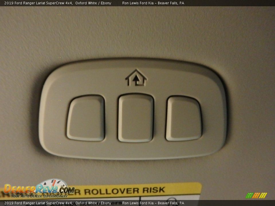 2019 Ford Ranger Lariat SuperCrew 4x4 Oxford White / Ebony Photo #20