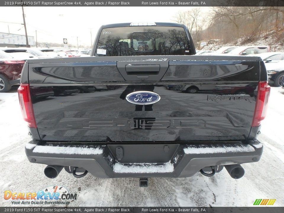 2019 Ford F150 SVT Raptor SuperCrew 4x4 Agate Black / Raptor Black Photo #3