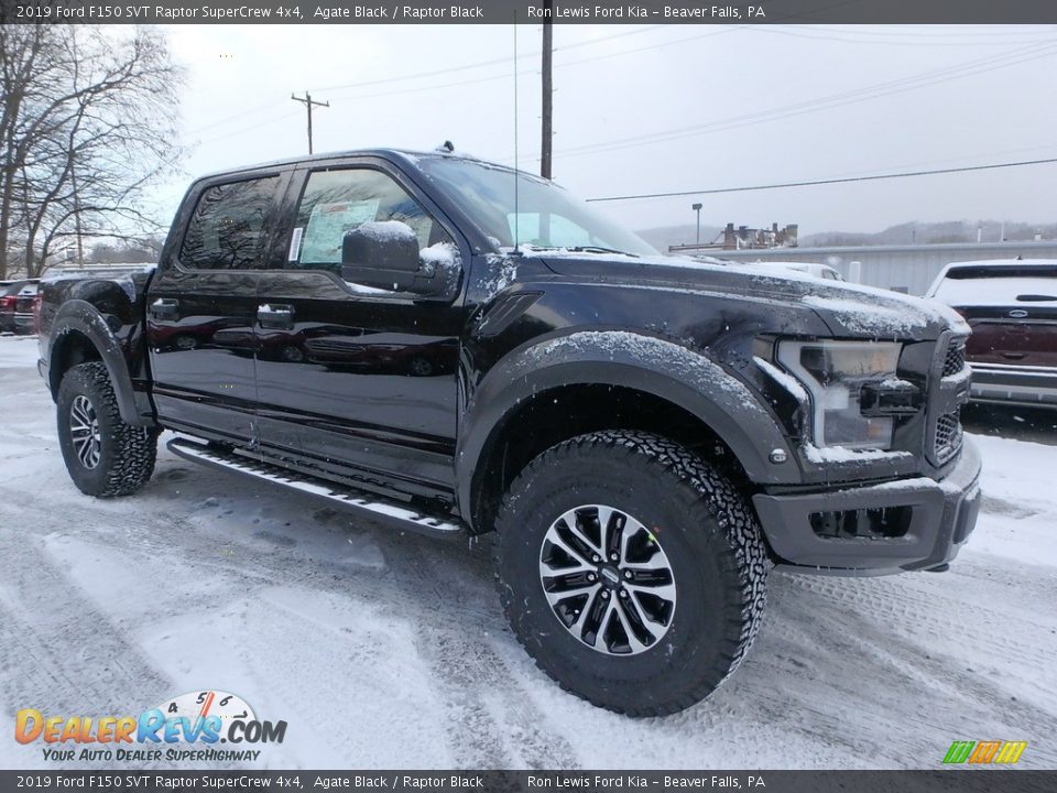 Agate Black 2019 Ford F150 SVT Raptor SuperCrew 4x4 Photo #8