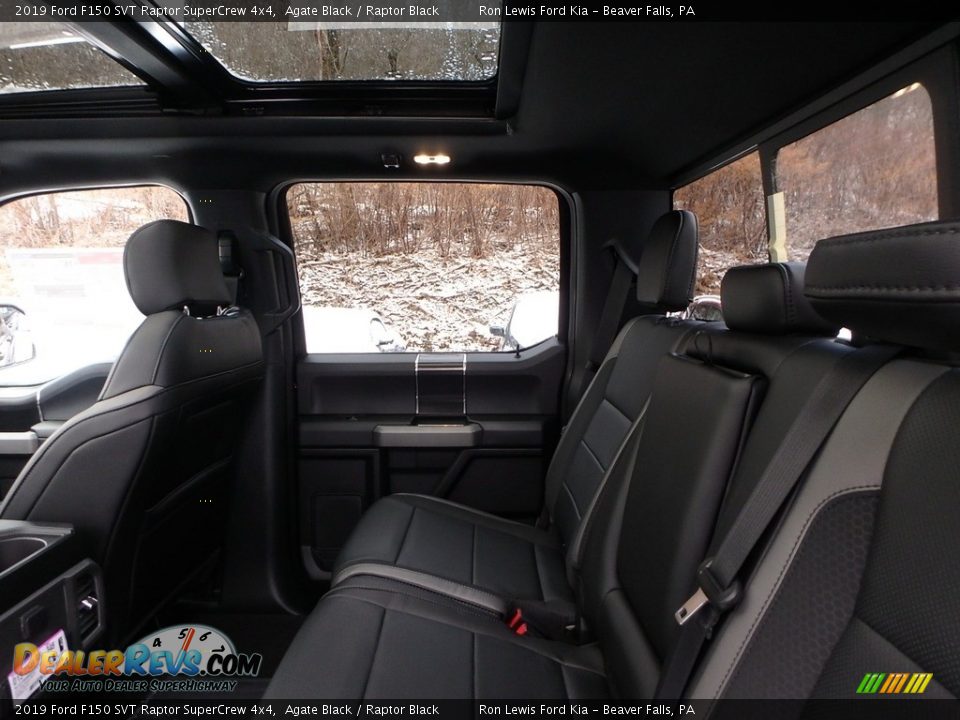 Rear Seat of 2019 Ford F150 SVT Raptor SuperCrew 4x4 Photo #11