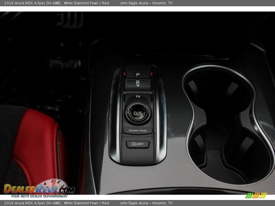 2019 Acura MDX A Spec SH-AWD White Diamond Pearl / Red Photo #32