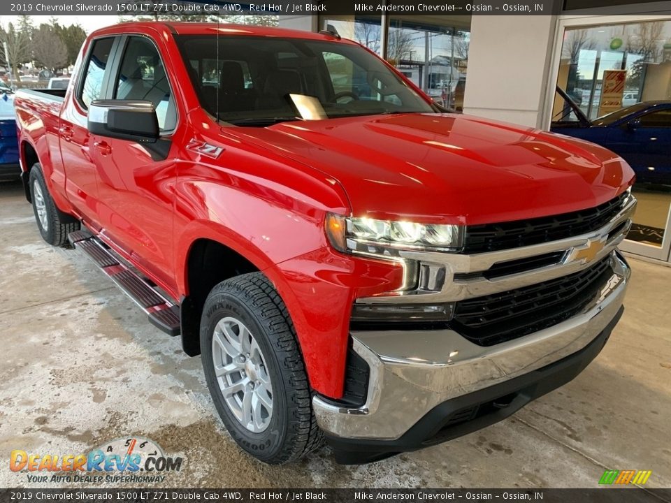 2019 Chevrolet Silverado 1500 LT Z71 Double Cab 4WD Red Hot / Jet Black Photo #1