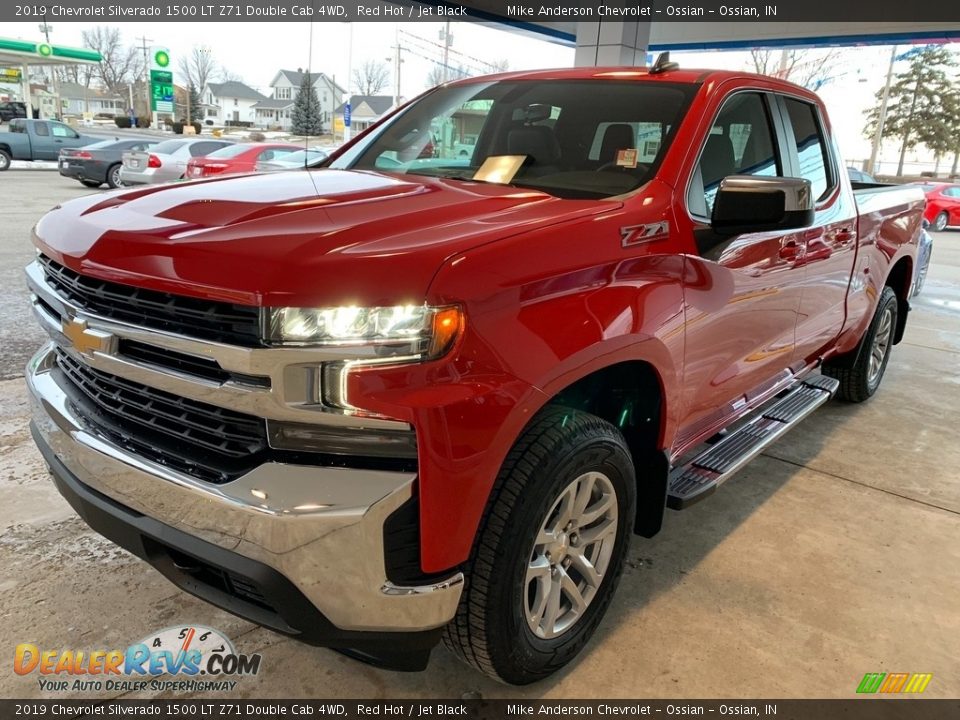 2019 Chevrolet Silverado 1500 LT Z71 Double Cab 4WD Red Hot / Jet Black Photo #5