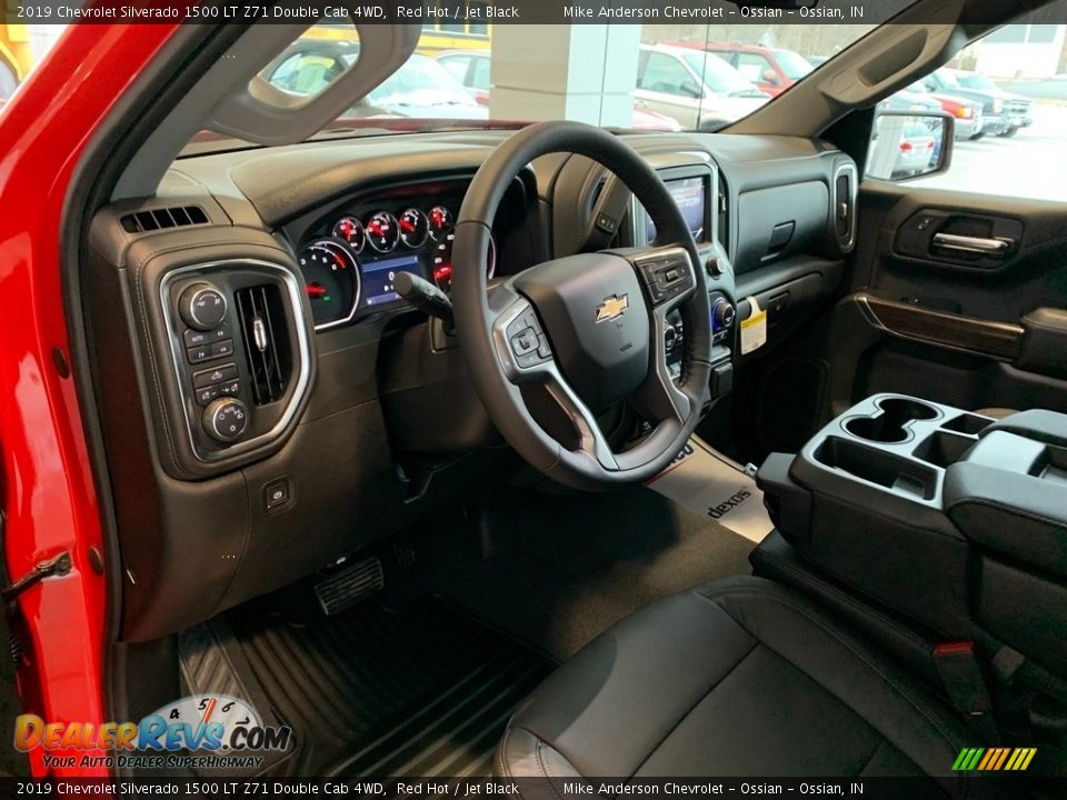 2019 Chevrolet Silverado 1500 LT Z71 Double Cab 4WD Red Hot / Jet Black Photo #8