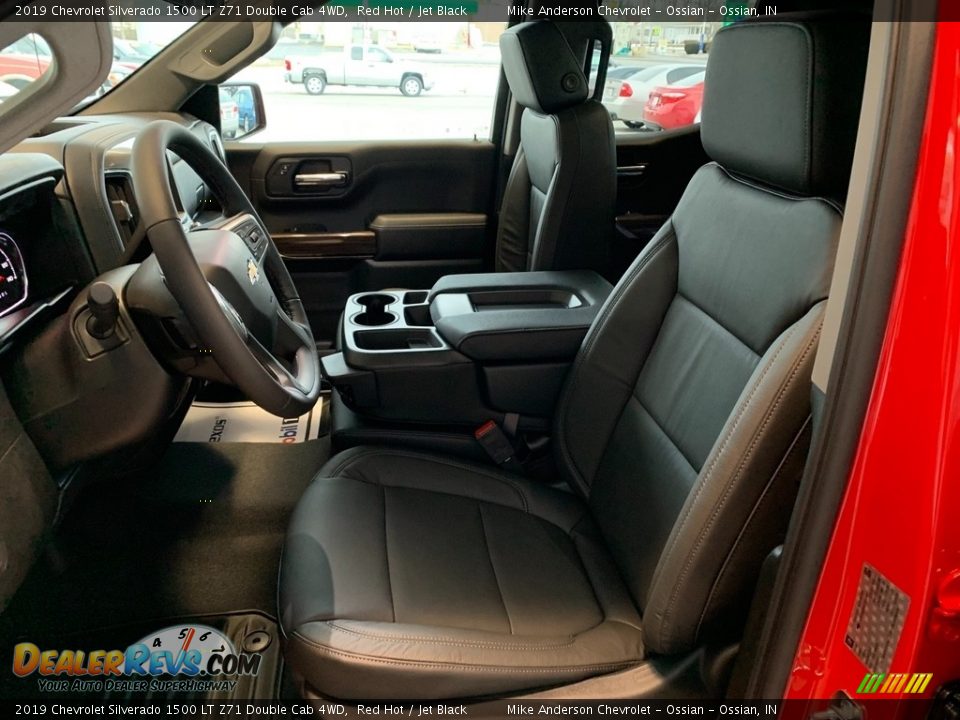 2019 Chevrolet Silverado 1500 LT Z71 Double Cab 4WD Red Hot / Jet Black Photo #9