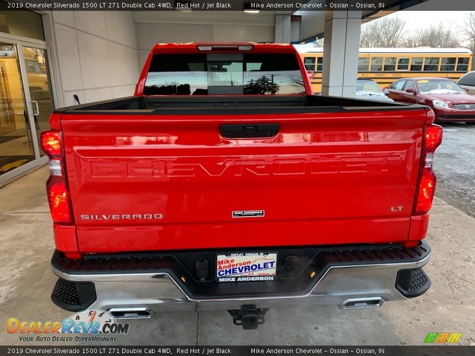 2019 Chevrolet Silverado 1500 LT Z71 Double Cab 4WD Red Hot / Jet Black Photo #27