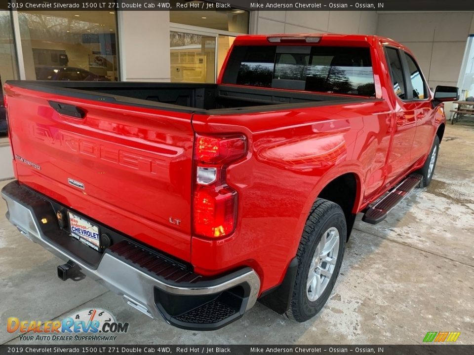 2019 Chevrolet Silverado 1500 LT Z71 Double Cab 4WD Red Hot / Jet Black Photo #30