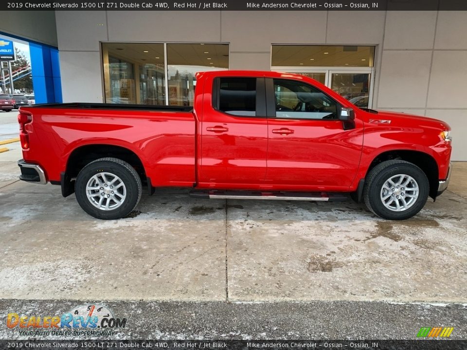 2019 Chevrolet Silverado 1500 LT Z71 Double Cab 4WD Red Hot / Jet Black Photo #34
