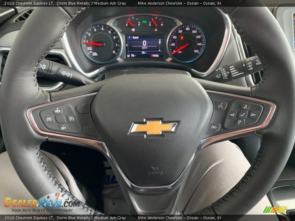 2019 Chevrolet Equinox LT Storm Blue Metallic / Medium Ash Gray Photo #8