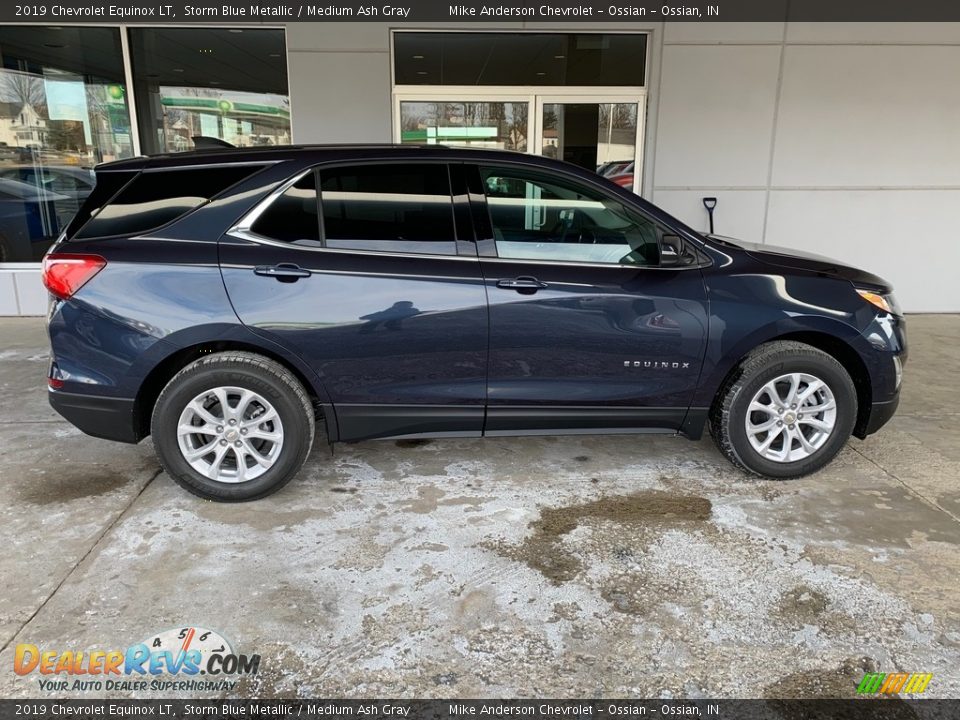 2019 Chevrolet Equinox LT Storm Blue Metallic / Medium Ash Gray Photo #34