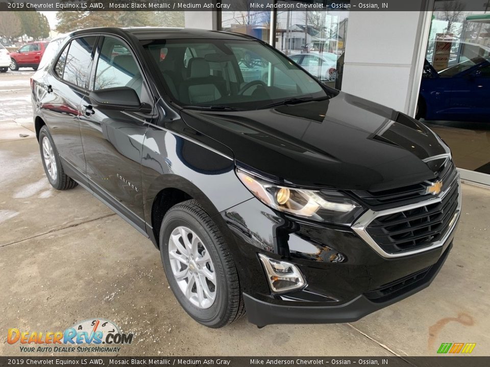 2019 Chevrolet Equinox LS AWD Mosaic Black Metallic / Medium Ash Gray Photo #1