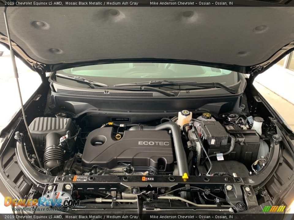 2019 Chevrolet Equinox LS AWD Mosaic Black Metallic / Medium Ash Gray Photo #3