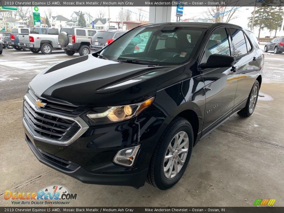 2019 Chevrolet Equinox LS AWD Mosaic Black Metallic / Medium Ash Gray Photo #4