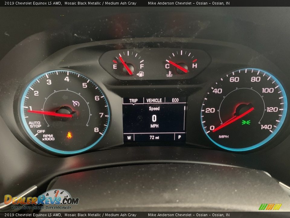 2019 Chevrolet Equinox LS AWD Mosaic Black Metallic / Medium Ash Gray Photo #11