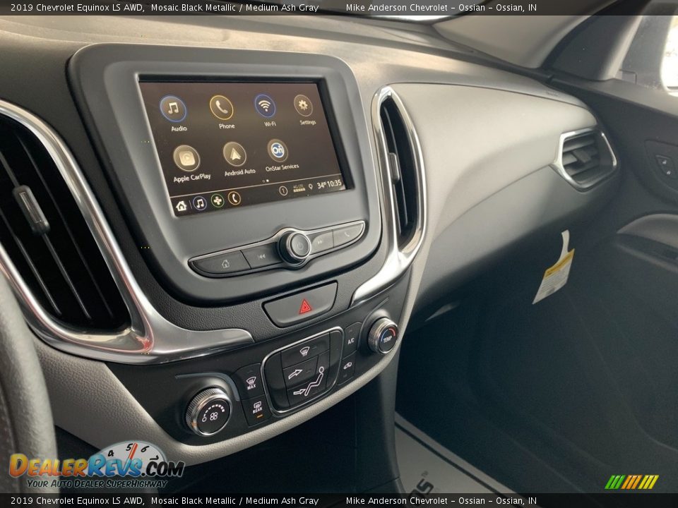 2019 Chevrolet Equinox LS AWD Mosaic Black Metallic / Medium Ash Gray Photo #12