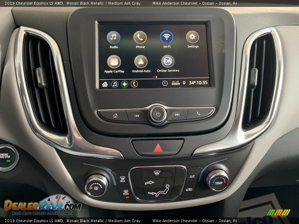 2019 Chevrolet Equinox LS AWD Mosaic Black Metallic / Medium Ash Gray Photo #14