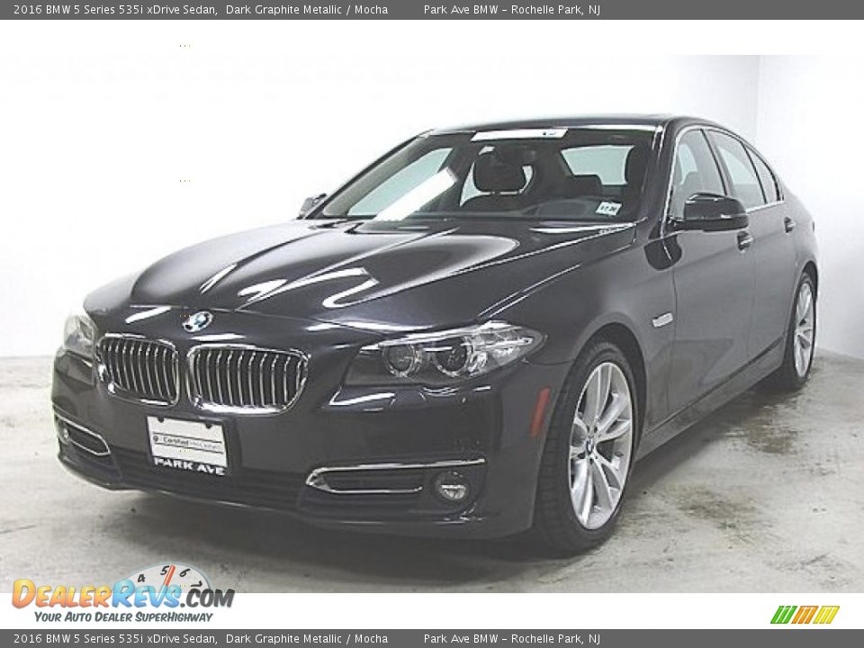2016 BMW 5 Series 535i xDrive Sedan Dark Graphite Metallic / Mocha Photo #1