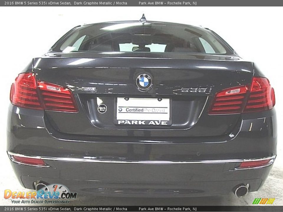 2016 BMW 5 Series 535i xDrive Sedan Dark Graphite Metallic / Mocha Photo #3