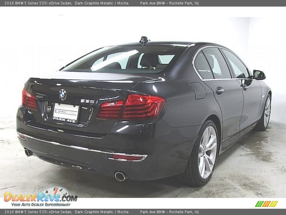 2016 BMW 5 Series 535i xDrive Sedan Dark Graphite Metallic / Mocha Photo #4