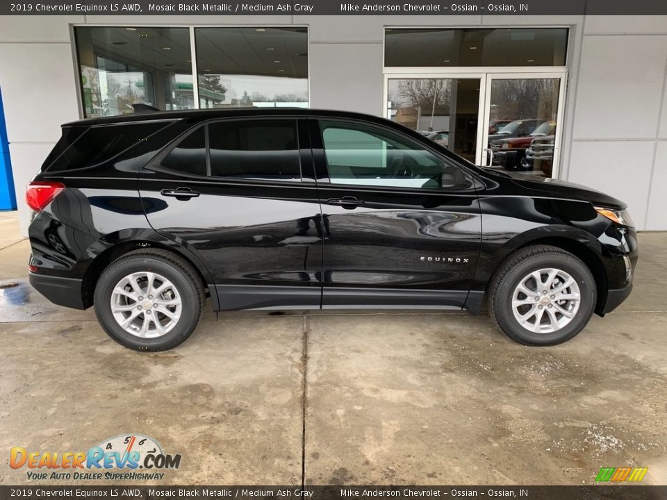 2019 Chevrolet Equinox LS AWD Mosaic Black Metallic / Medium Ash Gray Photo #28