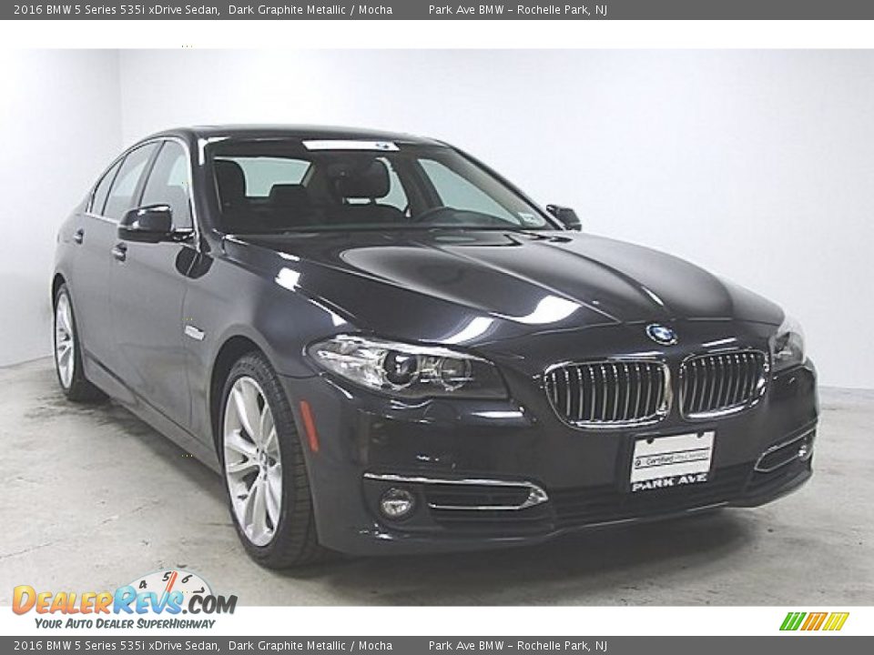 2016 BMW 5 Series 535i xDrive Sedan Dark Graphite Metallic / Mocha Photo #5