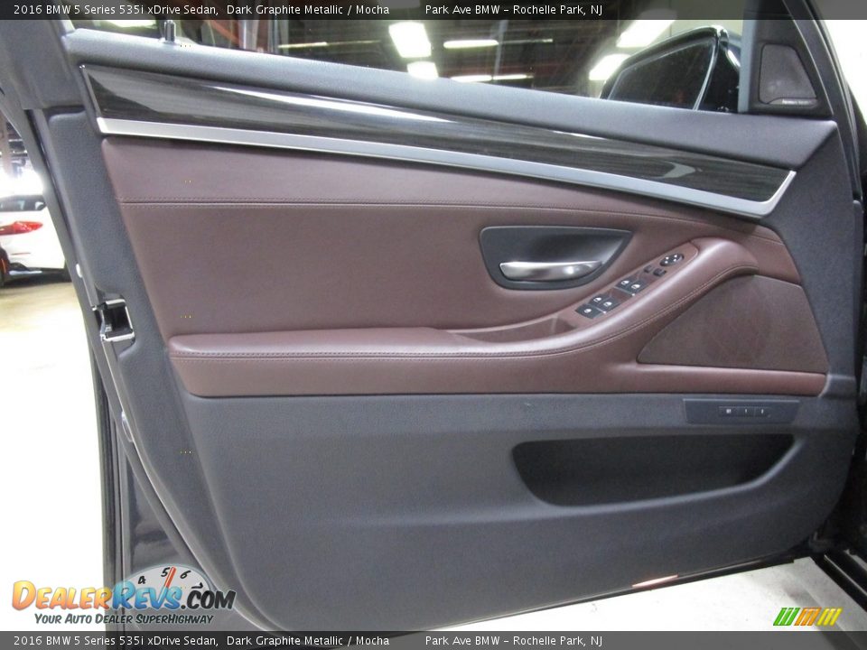 2016 BMW 5 Series 535i xDrive Sedan Dark Graphite Metallic / Mocha Photo #7