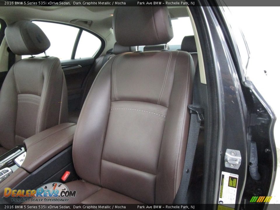 2016 BMW 5 Series 535i xDrive Sedan Dark Graphite Metallic / Mocha Photo #8