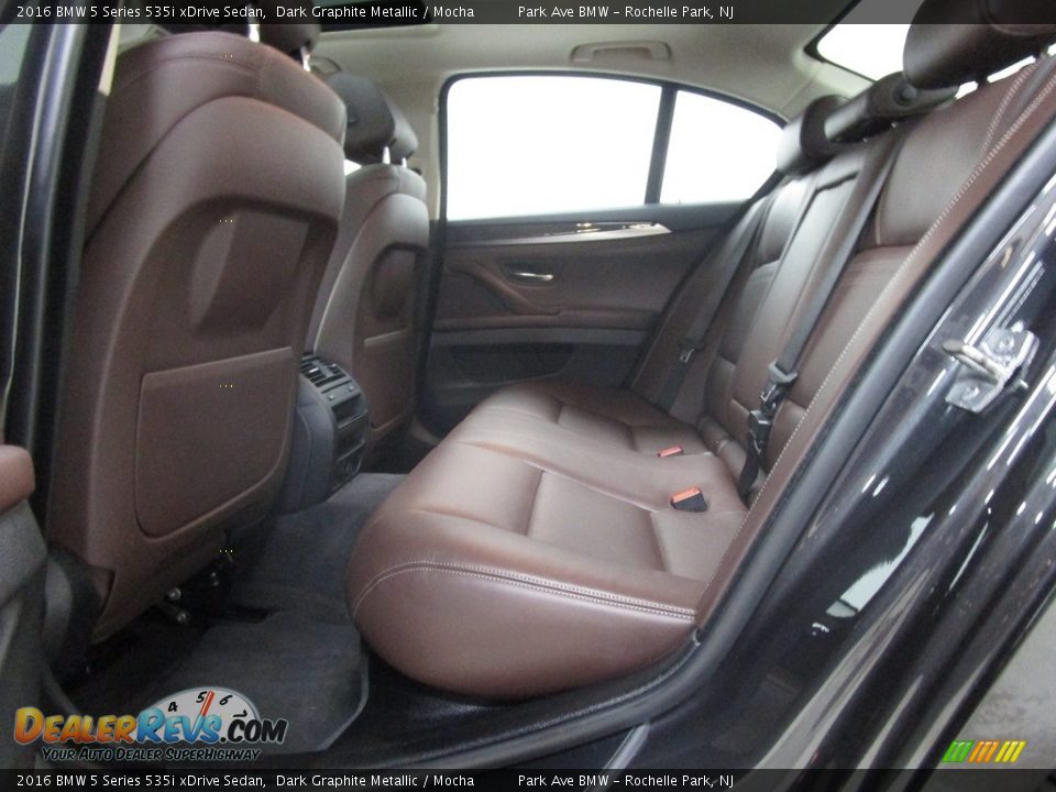 2016 BMW 5 Series 535i xDrive Sedan Dark Graphite Metallic / Mocha Photo #12