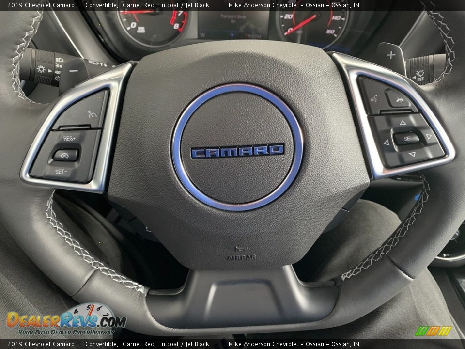 2019 Chevrolet Camaro LT Convertible Garnet Red Tintcoat / Jet Black Photo #11