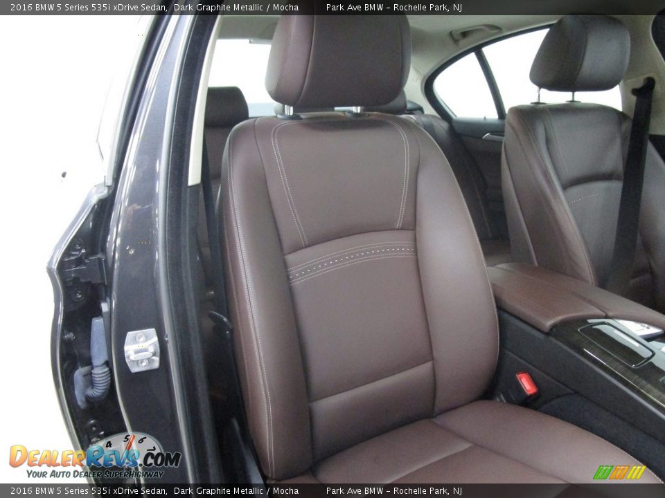 2016 BMW 5 Series 535i xDrive Sedan Dark Graphite Metallic / Mocha Photo #14