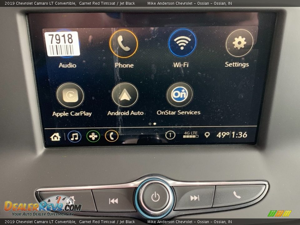 2019 Chevrolet Camaro LT Convertible Garnet Red Tintcoat / Jet Black Photo #13