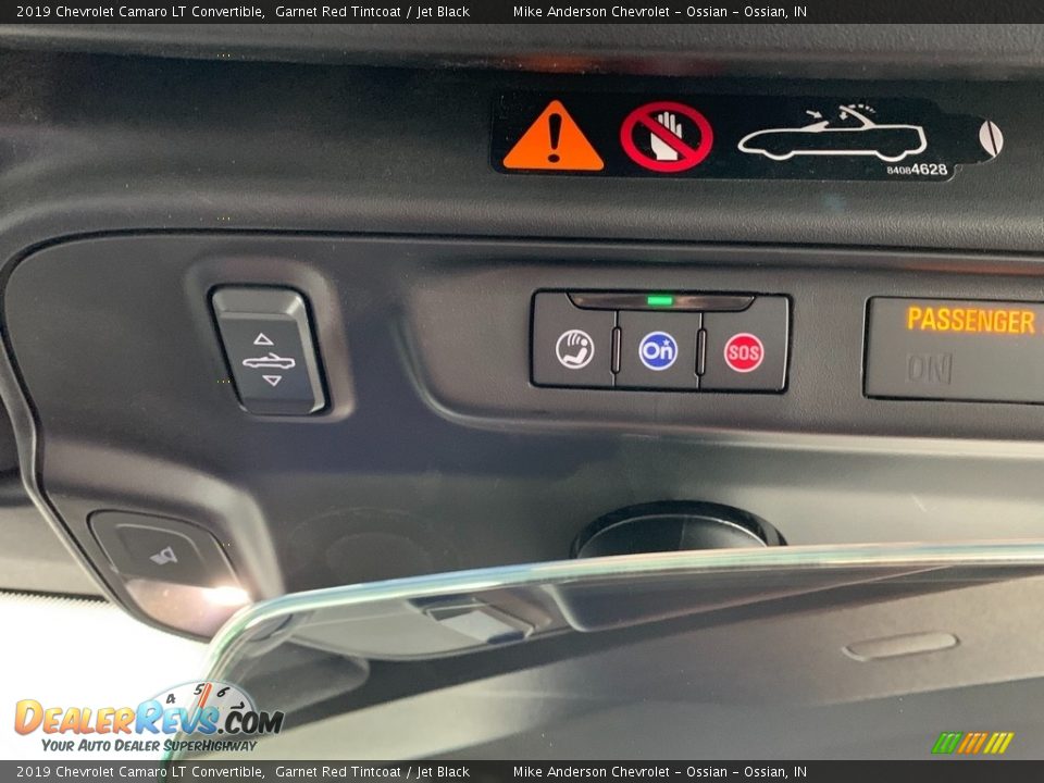 2019 Chevrolet Camaro LT Convertible Garnet Red Tintcoat / Jet Black Photo #16