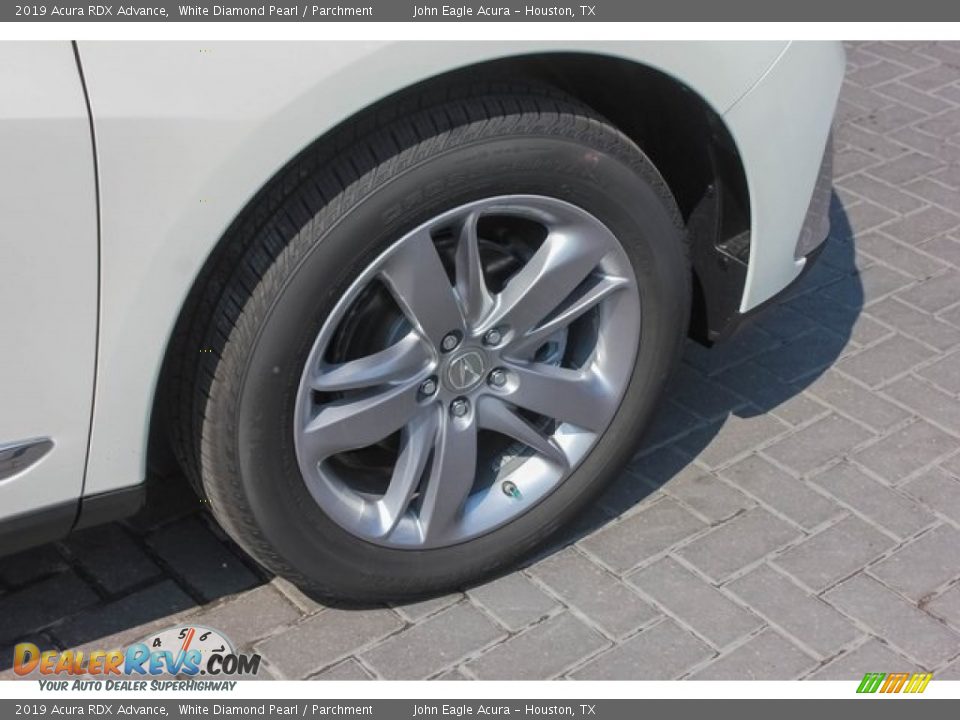 2019 Acura RDX Advance White Diamond Pearl / Parchment Photo #11