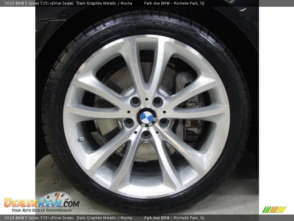 2016 BMW 5 Series 535i xDrive Sedan Dark Graphite Metallic / Mocha Photo #28